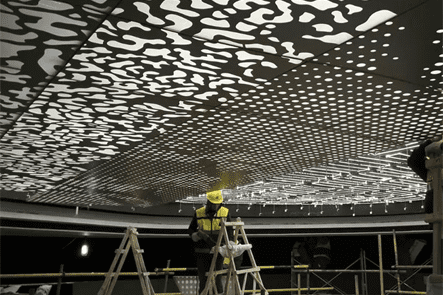 Perforated Metal Ceiling Tiles - Dongfu Perforating