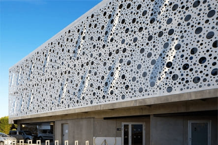 perforated aluminum cladding